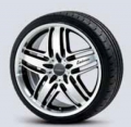 RS 9, 20" Light Alloy wheel, Black  polished